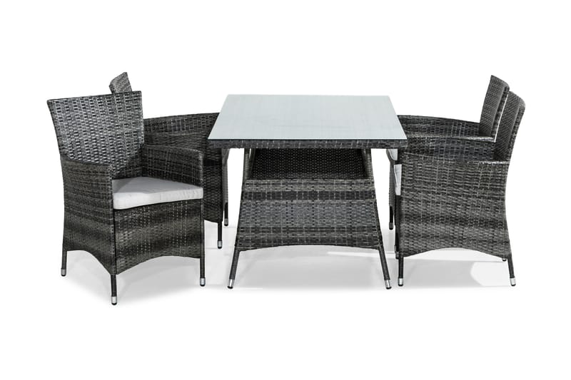 Thor Spisebord med Thor Lenestol 140x90 cm - Hagemøbler - Hagegruppe - Spisegrupper hage
