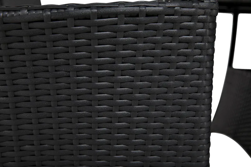 Thor Spisegruppe 140+4 Jenny Regulerbare Stoler - Svart - Hagemøbler - Hagegruppe - Spisegrupper hage