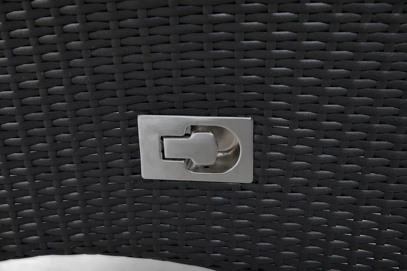 Thor Spisegruppe 140+4 Jenny Regulerbare Stoler - Svart - Hagemøbler - Hagegruppe - Spisegrupper hage