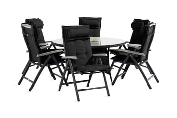 Thor Spisegruppe 140 Rund+6 Monaco Stoler m Pute