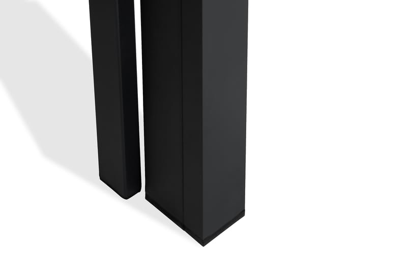 Tunis Spisegruppe 205x90 + 6 Stablestoler - Svart - Hagemøbler - Hagegruppe - Spisegrupper hage