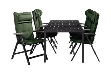 Tunis Spisegruppe 90x205+6 Monaco Light Stol +Pute