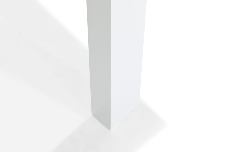 Tunis Spisegruppe 90x90 + 2 Stablestoler - Hvit/Grå - Hagemøbler - Hagegruppe - Spisegrupper hage