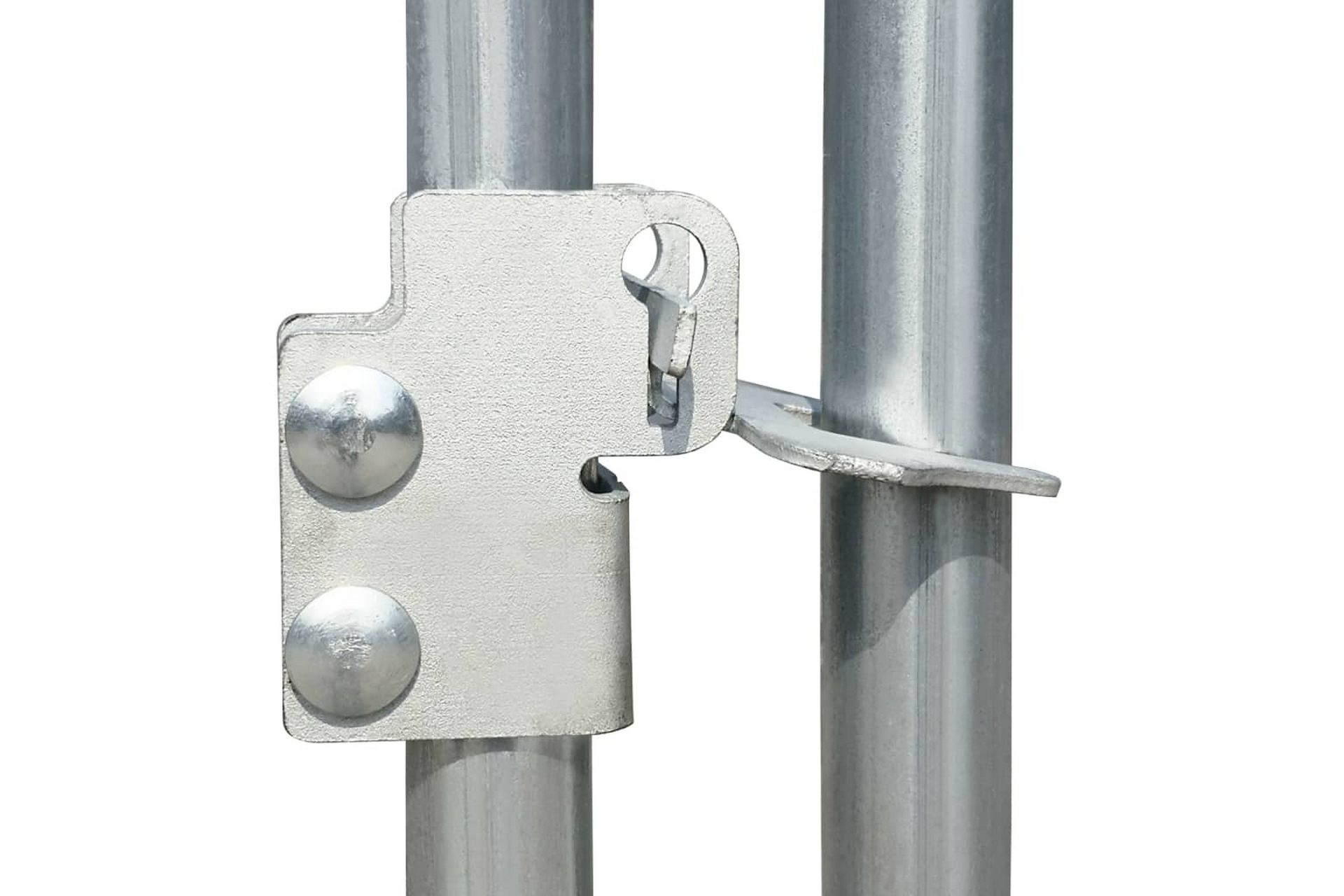 Utendørs hundegård 382x192x185 cm - Silver - Hagemøbler - Hagegruppe - Spisegrupper hage