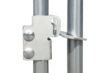 Utendørs hundegård 382x192x185 cm - Silver - Hagemøbler - Hagegruppe - Spisegrupper hage