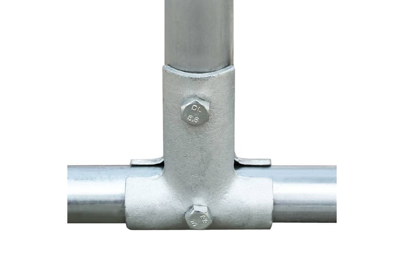 Utendørs hundegård 382x192x185 cm - Silver - Hagemøbler - Hagegruppe - Spisegrupper hage