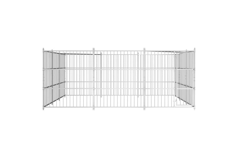Utendørs hundegård 450x450x185 cm - Hagemøbler - Hagegruppe - Spisegrupper hage