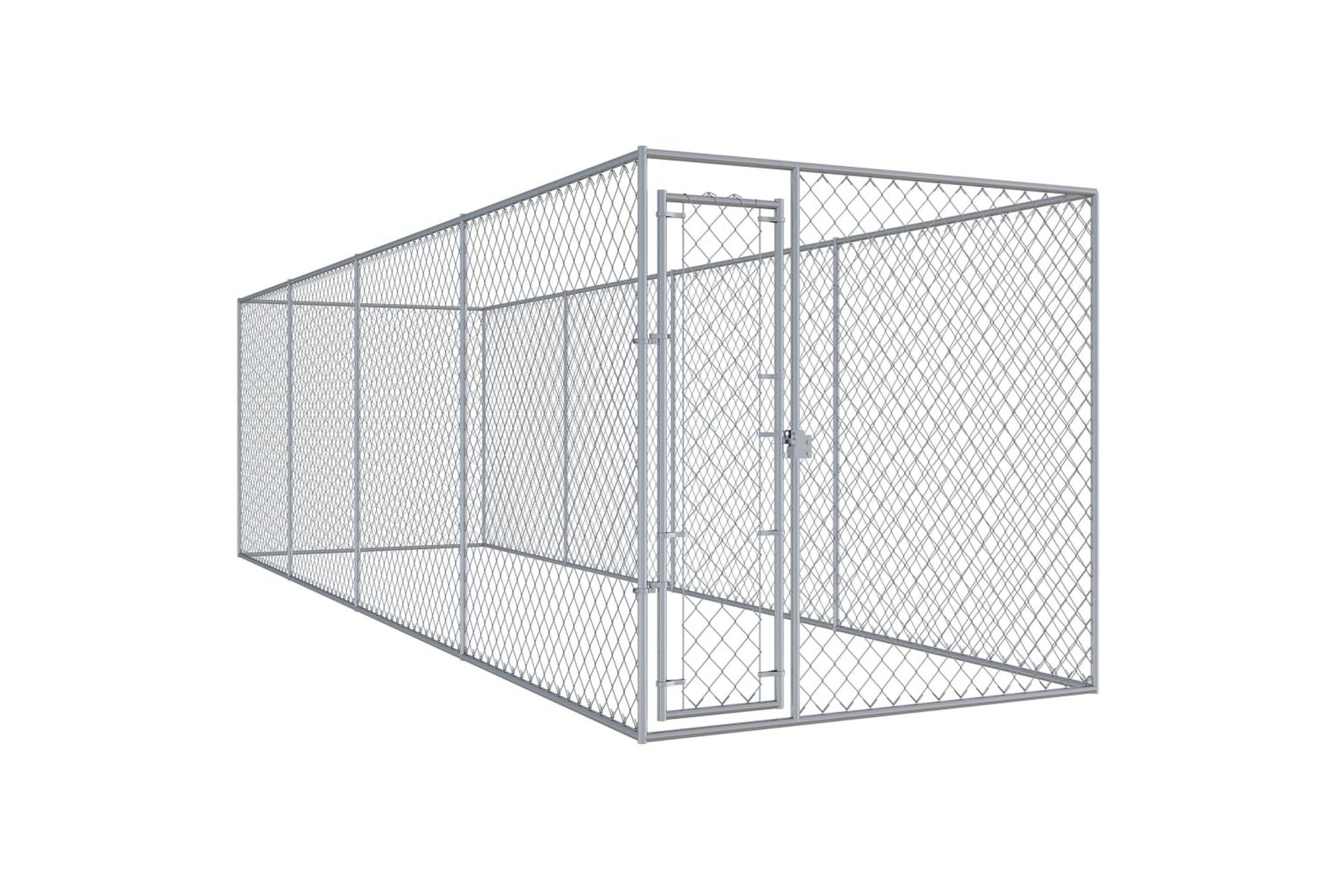 Utendørs hundegård 760x192x185 cm - Hagemøbler - Hagegruppe - Spisegrupper hage