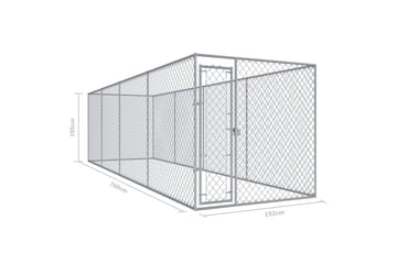 Utendørs hundegård 760x192x185 cm - Hagemøbler - Hagegruppe - Spisegrupper hage