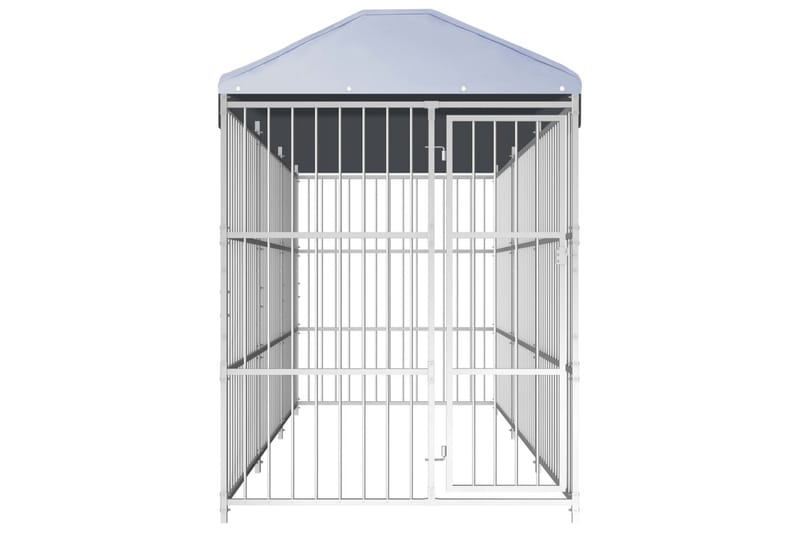 Utendørs hundegård med tak 450x150 cm - Hagemøbler - Hagegruppe - Spisegrupper hage