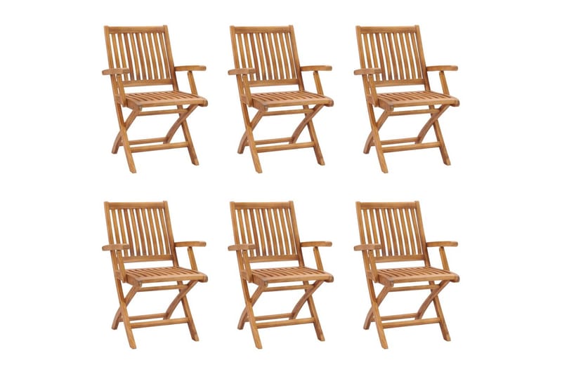Utendørs spisestue 7 deler heltre teak - Brun - Hagemøbler - Hagegruppe - Spisegrupper hage