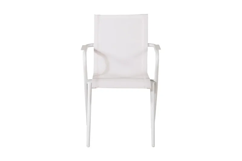 Virya Spisegruppe 160cm + 4 Alina Spisestoler - Svart/Grå - Hagemøbler - Hagegruppe - Spisegrupper hage