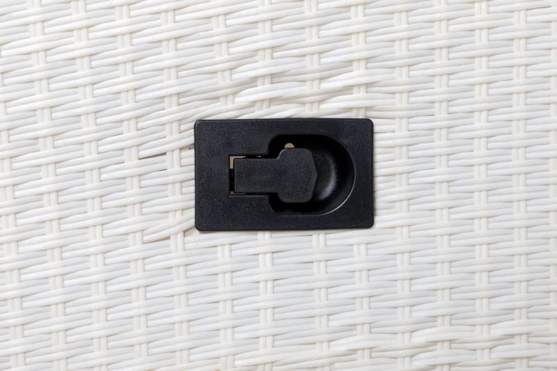 Virya Spisegruppe 160cm + 6 Padova Reclinerstoler - Hvit - Hagemøbler - Hagegruppe - Spisegrupper hage