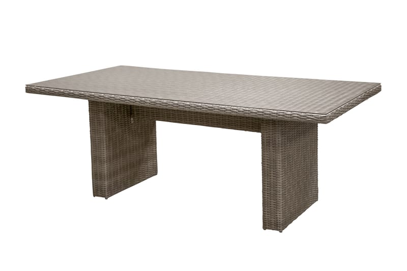 Wembley Spisegruppe 200cm + 6 Spisestoler - Natur/Brun - Hagemøbler - Hagegruppe - Spisegrupper hage