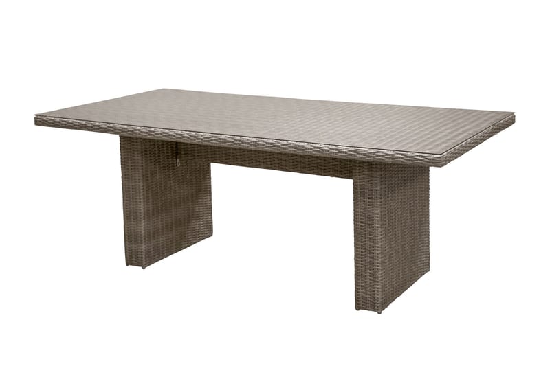Wembley Spisegruppe 200cm + 6 Spisestoler - Natur/Brun - Hagemøbler - Hagegruppe - Spisegrupper hage