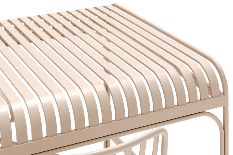 Jarva Spisegruppe 200 cm med 4 Jarva Spisestoler - Beige - Hagemøbler - Hagegruppe - Spisegrupper hage