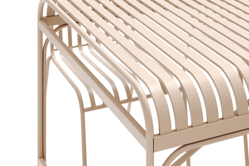 Jarva Spisegruppe 200 cm med 6 Jarva Spisestoler - Beige - Hagemøbler - Hagegruppe - Spisegrupper hage