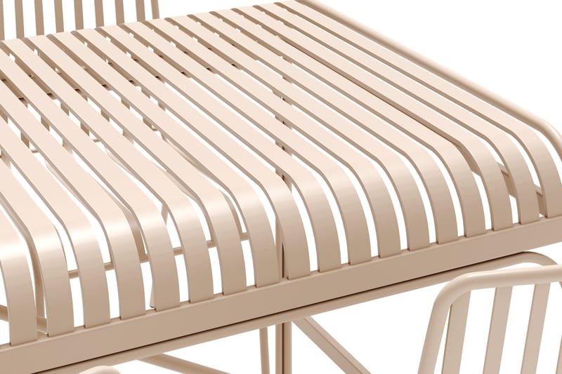 Jarva Spisegruppe 200 cm med 6 Jarva Spisestoler - Beige - Hagemøbler - Hagegruppe - Spisegrupper hage