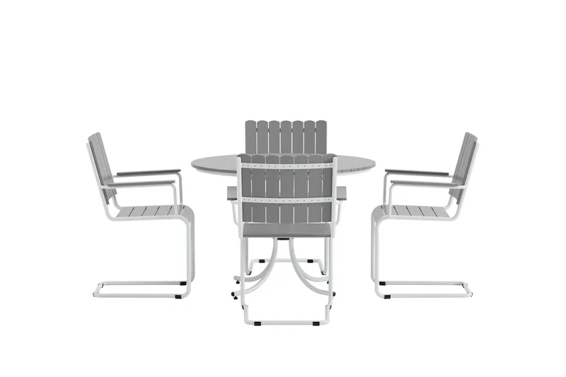 Kullaberg Spisegruppe Utendørs - Grå - Hagemøbler - Hagegruppe - Spisegrupper hage