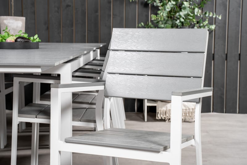 Levels Spisegruppe + 10 stoler - Hagemøbler - Hagegruppe - Spisegrupper hage