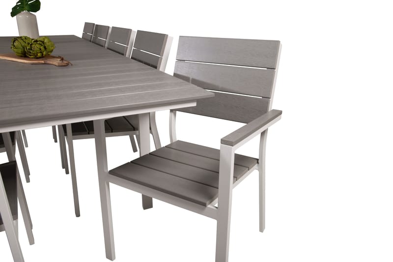 Levels Spisegruppe + 10 stoler - Hagemøbler - Hagegruppe - Spisegrupper hage