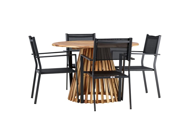 Lumpur Spisegruppe + Copacabana 4 stoler - Hagemøbler - Hagegruppe - Spisegrupper hage