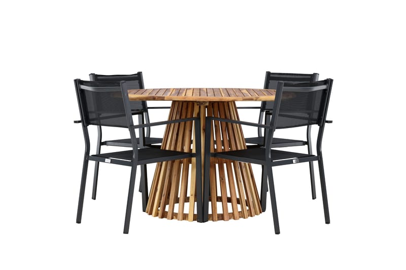 Lumpur Spisegruppe + Copacabana 4 stoler - Hagemøbler - Hagegruppe - Spisegrupper hage