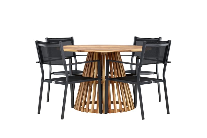 Lumpur Spisegruppe + Copacabana 4 stoler - Hagemøbler - Hagegruppe - Spisegrupper hage