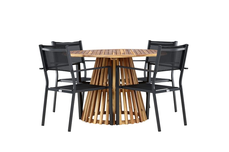Lumpur Spisegruppe + Copacabana 4 stoler - Hagemøbler - Hagegruppe - Spisegrupper hage