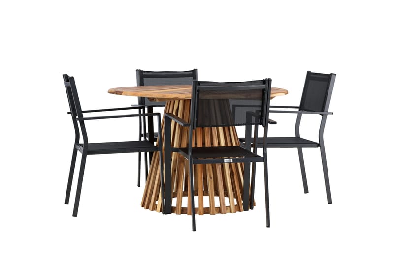 Lumpur Spisegruppe + Copacabana 4 stoler - Hagemøbler - Hagegruppe - Spisegrupper hage