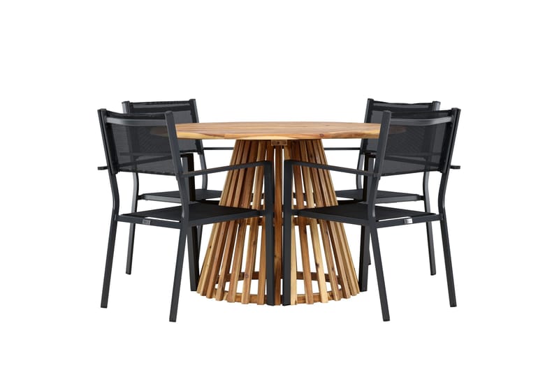 Lumpur Spisegruppe + Copacabana 4 stoler - Hagemøbler - Hagegruppe - Spisegrupper hage