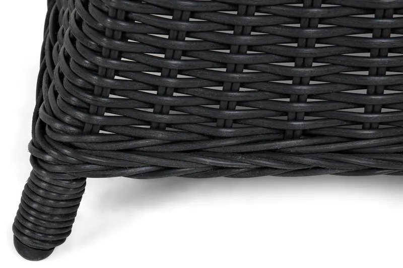 Marcus Spisegruppe 200 + 4 Lenestoler m Pute - Svart - Hagemøbler - Hagegruppe - Spisegrupper hage