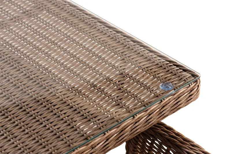 Marcus Spisegruppe 200 + 4 Light Lenestoler m Pute - Natur - Hagemøbler - Hagegruppe - Spisegrupper hage