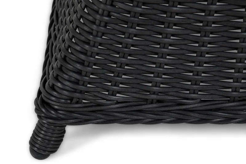 Marcus Spisegruppe 200 + 4 Light Lenestoler m Pute - Svart - Hagemøbler - Hagegruppe - Spisegrupper hage