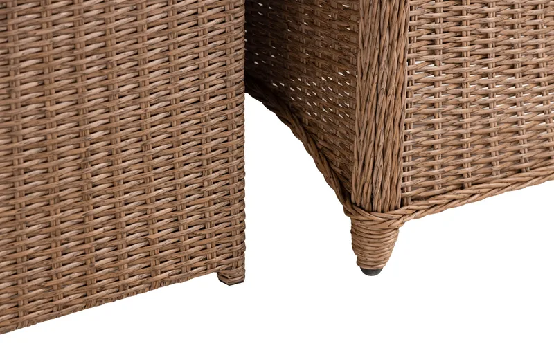 Marcus Spisegruppe 200 + 4 Light Lenestoler m Pute - Natur - Hagemøbler - Hagegruppe - Spisegrupper hage