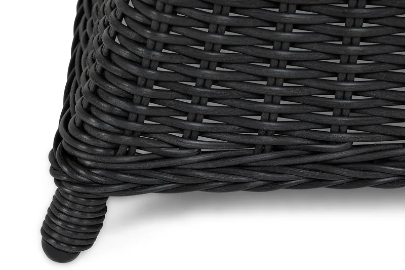 Marcus Spisegruppe 200 + 6 Light Lenestoler m Pute - Svart - Hagemøbler - Hagegruppe - Spisegrupper hage