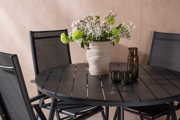 Matgrupp Venture Home Svart Svart 4st - Hagemøbler - Hagegruppe - Spisegrupper hage