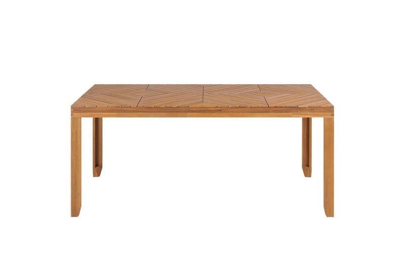Matsalsset Beliani Baratti 4-Sits Light wood - Hagemøbler - Hagegruppe - Spisegrupper hage