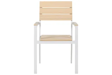 Matsalsset Beliani Como Beige - Hagemøbler - Hagegruppe - Spisegrupper hage