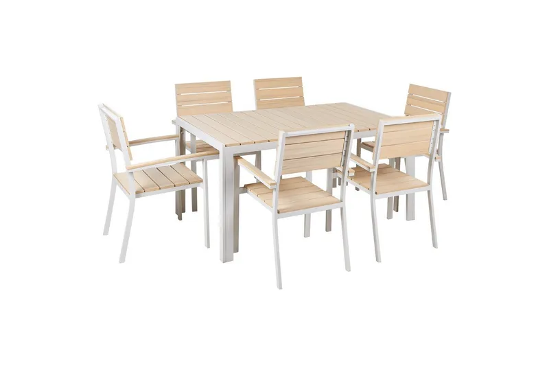 Matsalsset Beliani Como Beige, undefined