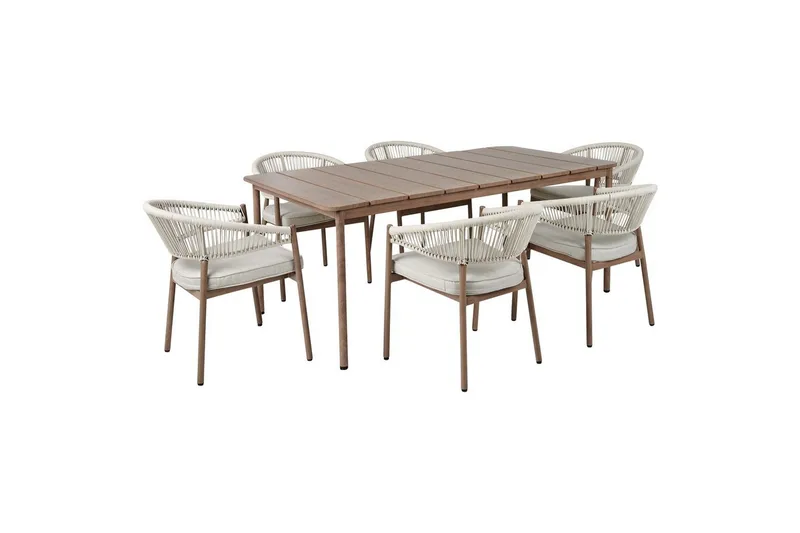 Matsalsset Beliani Flavia Taupe, undefined