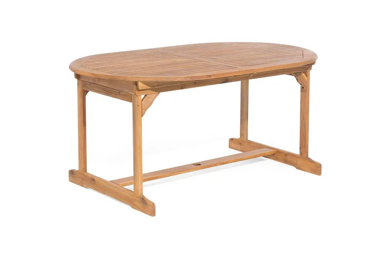 Matsalsset Beliani Maui 8-sits Grå/ljust trä Light wood||Grey - Hagemøbler - Hagegruppe - Spisegrupper hage