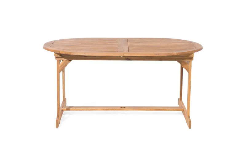 Matsalsset Beliani Maui 8-sits Grå/ljust trä Light wood||Grey - Hagemøbler - Hagegruppe - Spisegrupper hage
