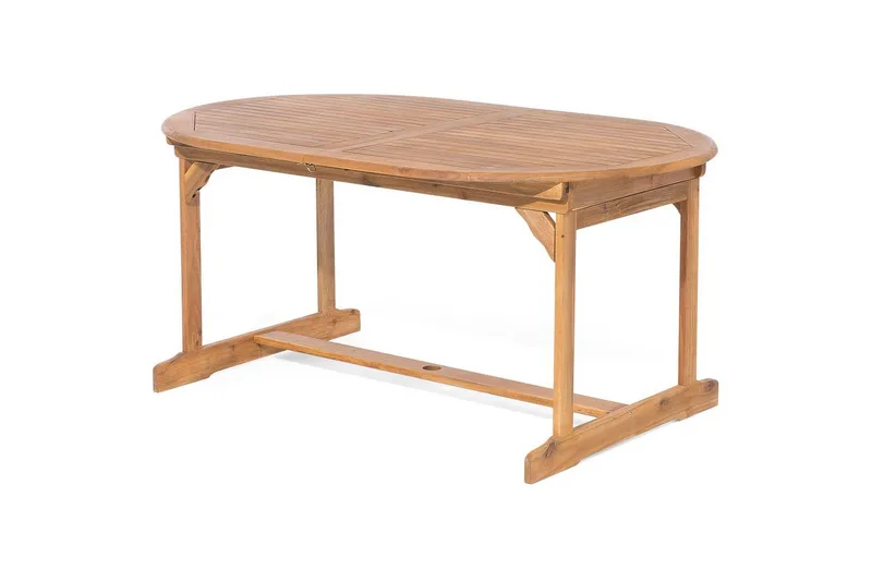 Matsalsset Beliani Maui 8-sits Grå/ljust trä Light wood||Grey - Hagemøbler - Hagegruppe - Spisegrupper hage