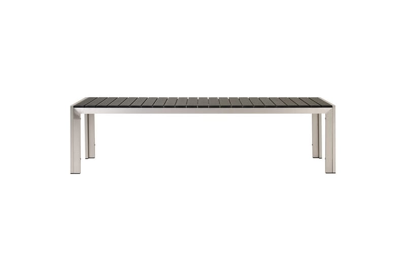 Matsalsset Beliani Nardo Ljus trä/svart Black||Silver - Hagemøbler - Hagegruppe - Spisegrupper hage
