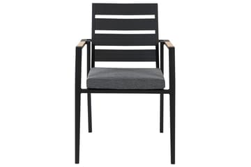 Matsalsset Beliani Olmetto/Taviano Black - Hagemøbler - Hagegruppe - Spisegrupper hage
