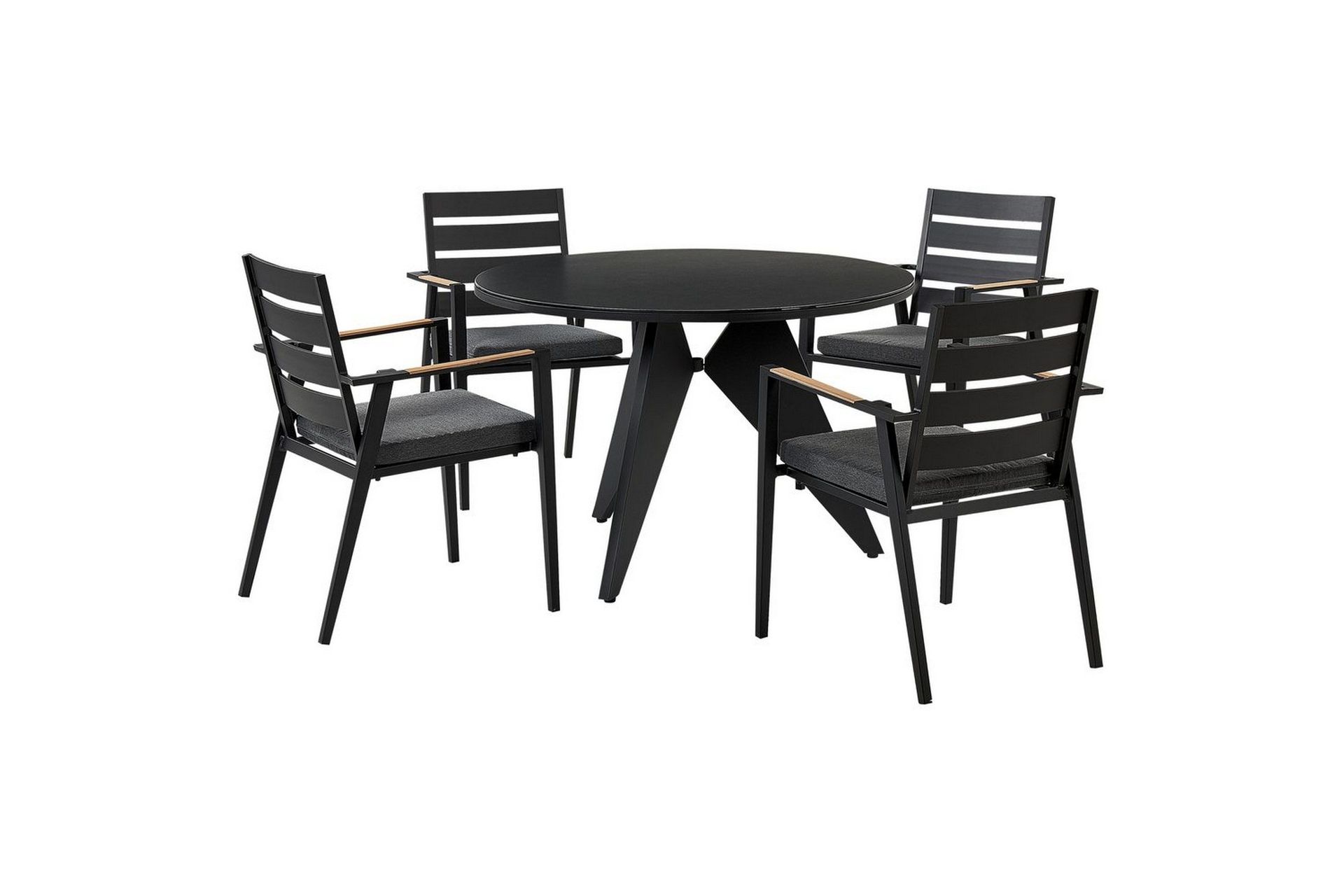 Matsalsset Beliani Olmetto/Taviano Black -