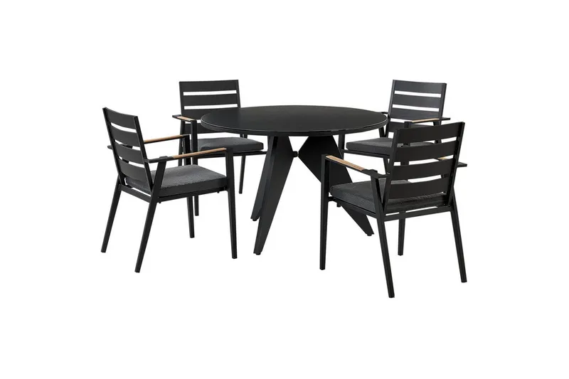 Matsalsset Beliani Olmetto/Taviano Black, undefined