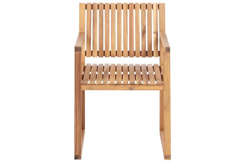 Matsalsset Beliani Sassari II 8-Sits Light wood||Navy blue||White - Hagemøbler - Hagegruppe - Spisegrupper hage
