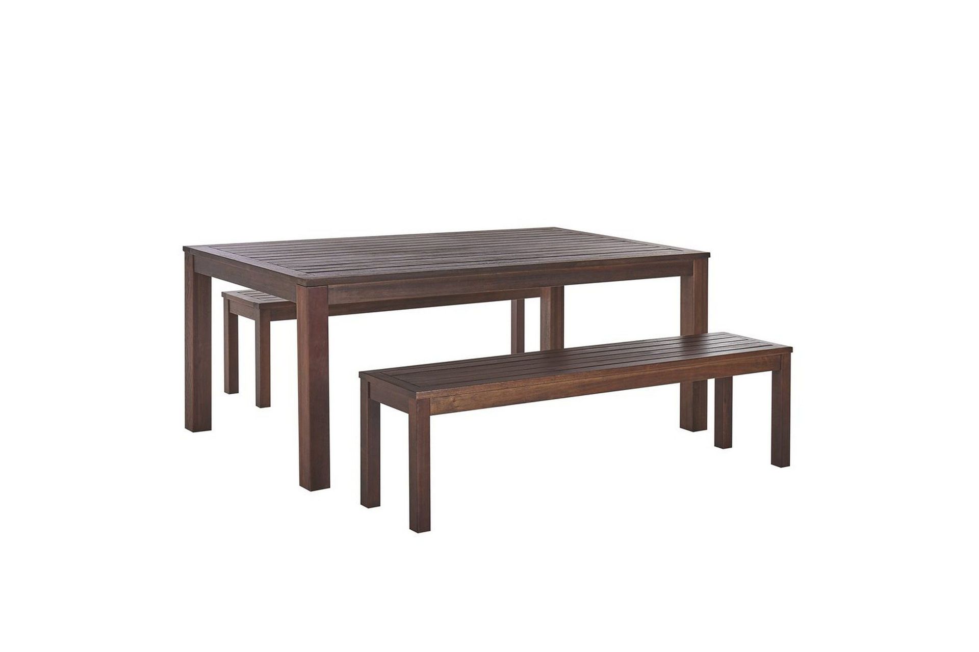 Matsalsset Beliani Tuscania Dark wood -